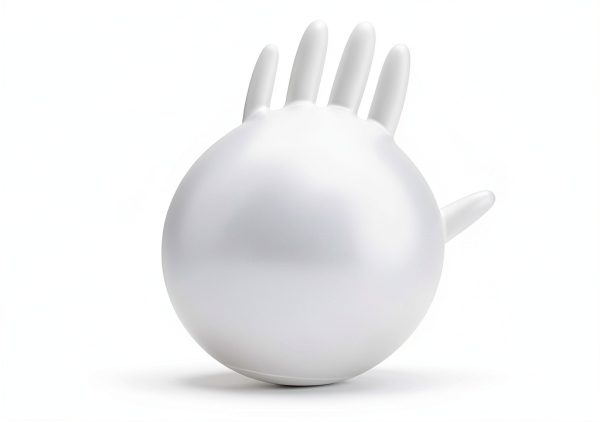 EcoGuard Disposable Nitrile Glove Liners High Elasticity White-3