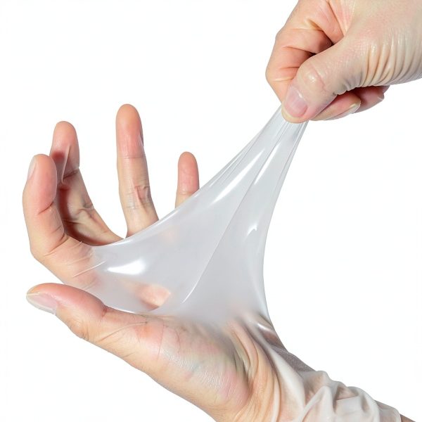 EcoGuard Disposable Nitrile Glove Liners High Elasticity White-2