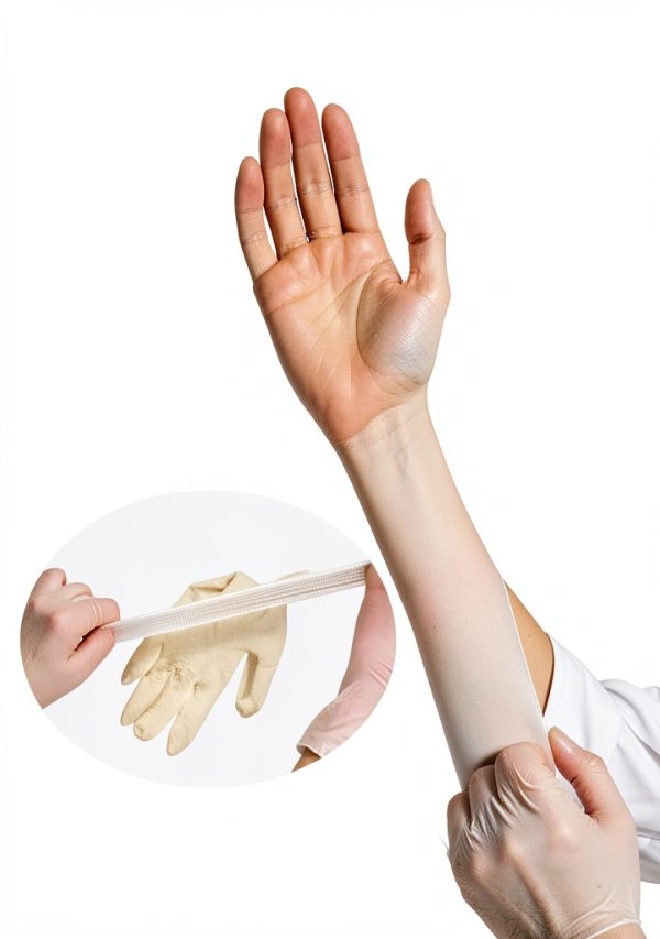 EcoGuard Disposable Nitrile Glove Liners High Elasticity White-5