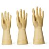 EcoGuard Reusable Safety Glove Liners Cuff Home Cleaning Gloves Yellow-4