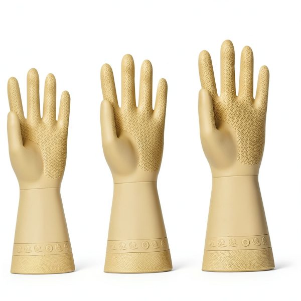 EcoGuard Reusable Safety Glove Liners Cuff Home Cleaning Gloves Yellow-4