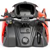 Polaris Snowmobile Glove Box Liner - Black Polyester 4-Compartment-0
